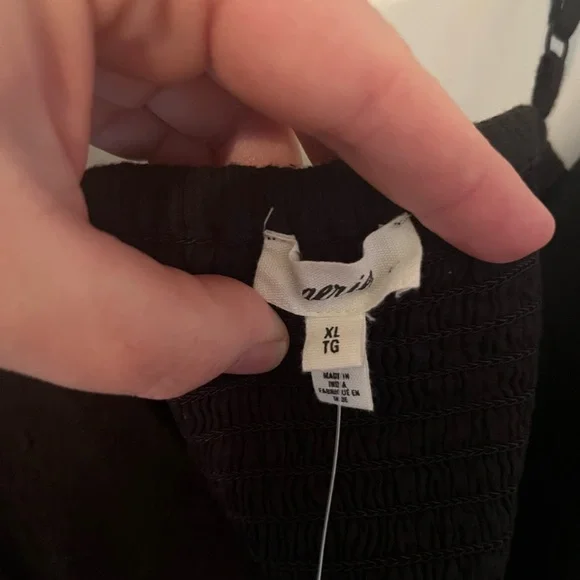 Aerie Smoked Black Dress with Cut Outs - Picture 5 of 7